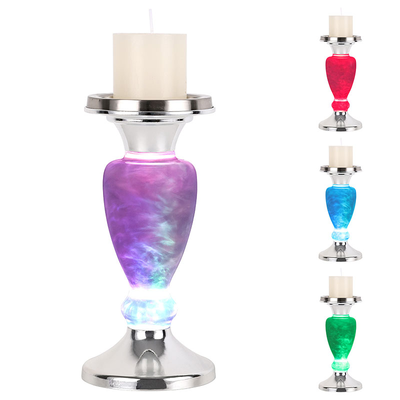 Хмарний нічник зі свічкою