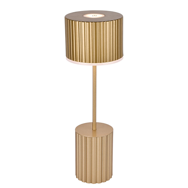 Настільний металевий абажур з батарейкою