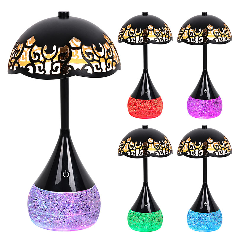 RGB Color Base Led Desk Lamp з формою парасольки