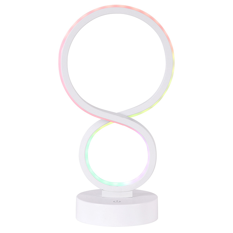 Світлодіодна настільна лампа RGB з 8 плафонами